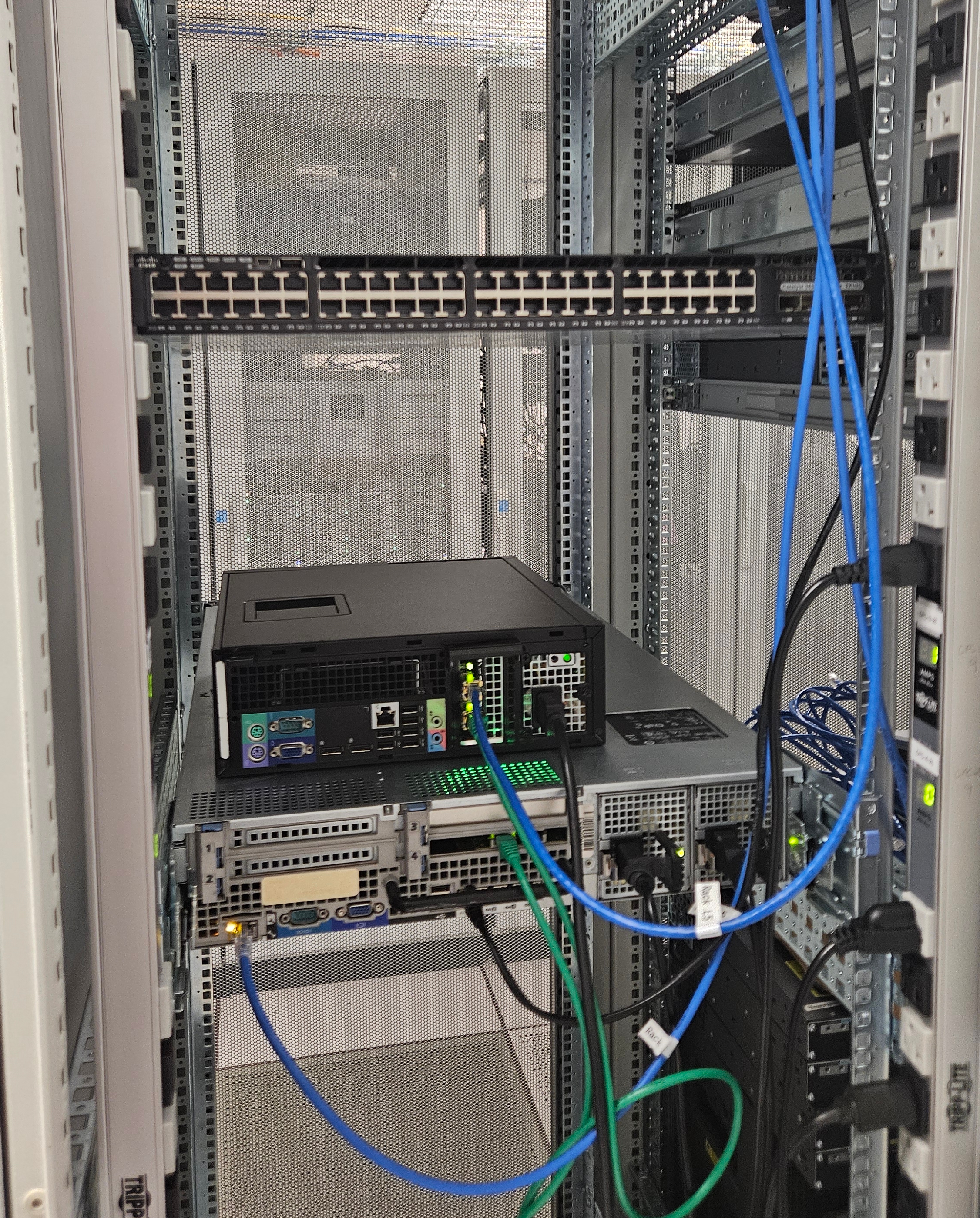 UMBC LUG Server Rack - August 2025